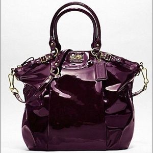 COACH Patent Leather Shoulder Bag